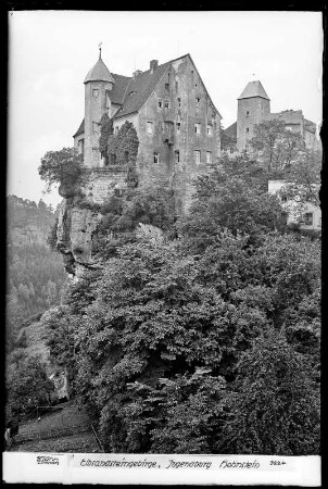 Blick auf Burg Hohnstein