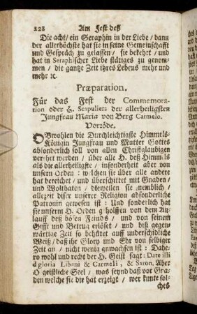 [Am Fest deß H. Scapuliers.]