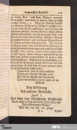 Bey Erklärung des andern Artickels.
