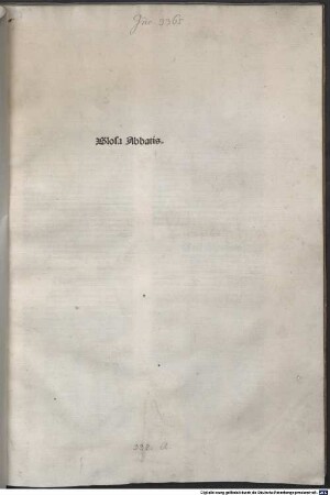Glossae Clementinae