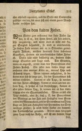215-224, Von dem kalten Fieber.