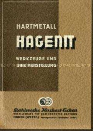 Hartmetall-Werkzeuge und ihre Herstellung