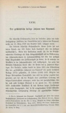 393-407 Der geschichtliche heilige Johann von Nepomuk