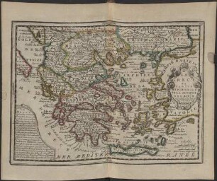 La Grece ou Partie Meridionale De La Turquie D'Europe : dressée sur les Dernieres Observations