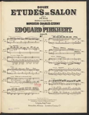 No. 4: Douze etudes de salon pour le piano