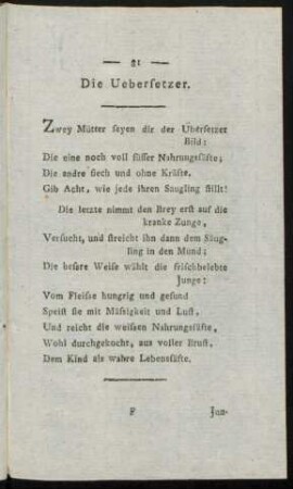 Die Uebersetzer