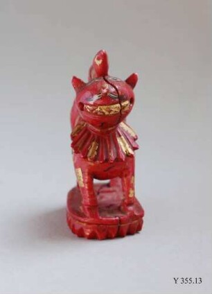 Spielfigur Katze aus einem Satz von 26 Spielfiguren