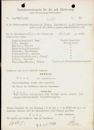 Kuhn, Heinrich
