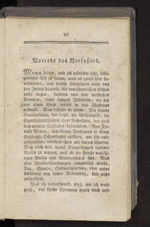 Vorrede des Verfassers.