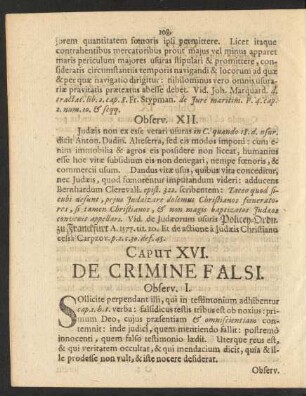 Caput XVI. De Crimine Falsi.