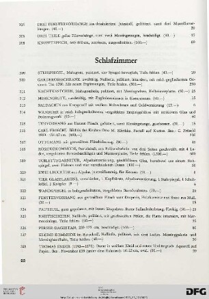 Schlafzimmer (Nr. 309-333)