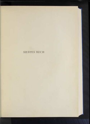 Siebtes Buch