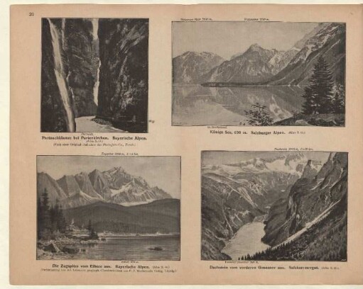 Königs-See, 630 m. Salzburger Alpen