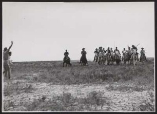Berittene Gardiens aus der Camargue