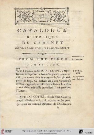 Premiere piéce sur la cour