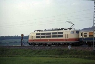 Treuchtlingen Lok 103 216 IC UIC-X-Wagen