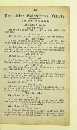 Der kleine Catechismus Luthers