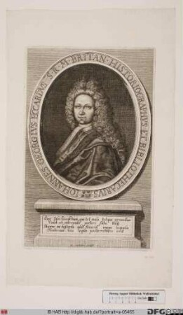 Bildnis Johann Georg Eckhardt (eig. Eccard) (1721 von)