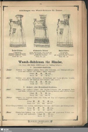 Wasch-Schürzen für Kinder
