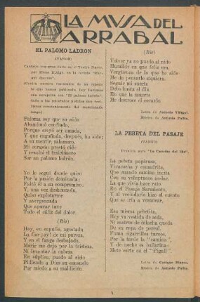 La Pebeta del pasaje : (Tango)