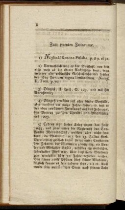 Zum zweyten Zeitraume.