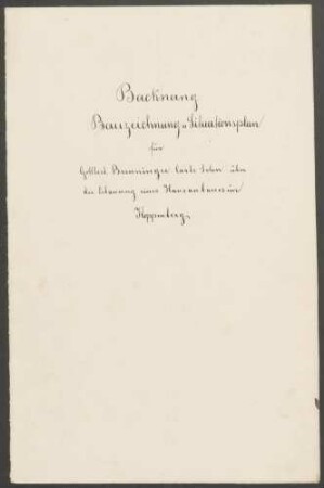 Breuninger, Gottlieb, Gerber Wohnhausanbau