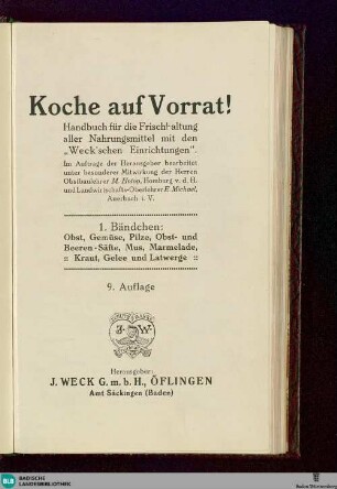 1: Obst, Gemüse, Pilze, Obst- und Beeren-Säfte, Mus, Marmelade, Kraut, Gelee und Latwerge