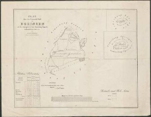 Plan über den Gemeindewald von Egringen auf dortiger und Mappacher Gemarkung