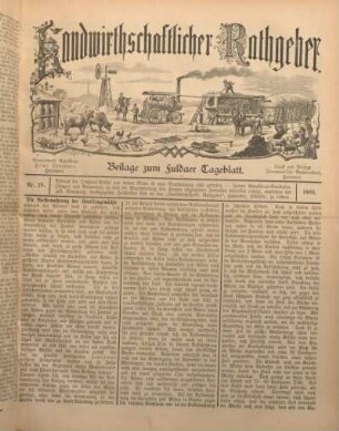 20: Beilage vom Montag, 21. September 1903