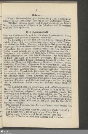 Die Kuranstalt