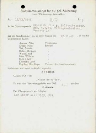 Lay, Heinrich