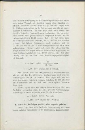 B. Sind die Na-Träger positiv oder negativ geladen?