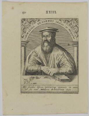 Bildnis des Conradus Gesnerus