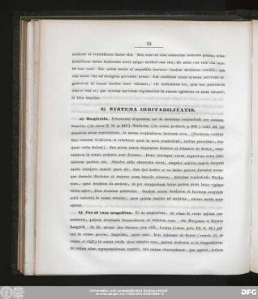 2) Systema Irritabilitatis.