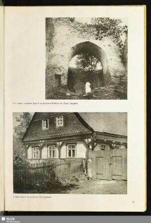 Vogtländisches Bauernhaus mit Umgebinde