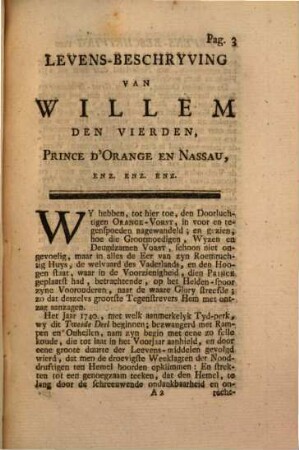 Levens-Beschryving Van Den Doorluchtigsten Vorst En Heere, Willem Carel Hendrik Friso, Prince D'Orange En Nassau, Enz. Enz. Enz. : Eersten Algemeenen Erf-Stadhouder, Capitein En Admiraal Generaal der Vereenigde Nederlanden, Enz. Enz. Enz. ; Behelzende Eene Verhandeling der Geboorte, Gevallen, Daaden, Refeering, Hoedanigheid, Helden-Deugd, Dood En Begraaffenis van Zyne Doorluchtigste Hoogheid, 2