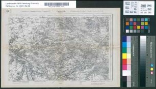 Karte von Frankreich 1:80.000. Gruppe II: Chartres 64 B. [Kartographische Abtheilung der Königl. Preuss. Landes-Aufnahme]