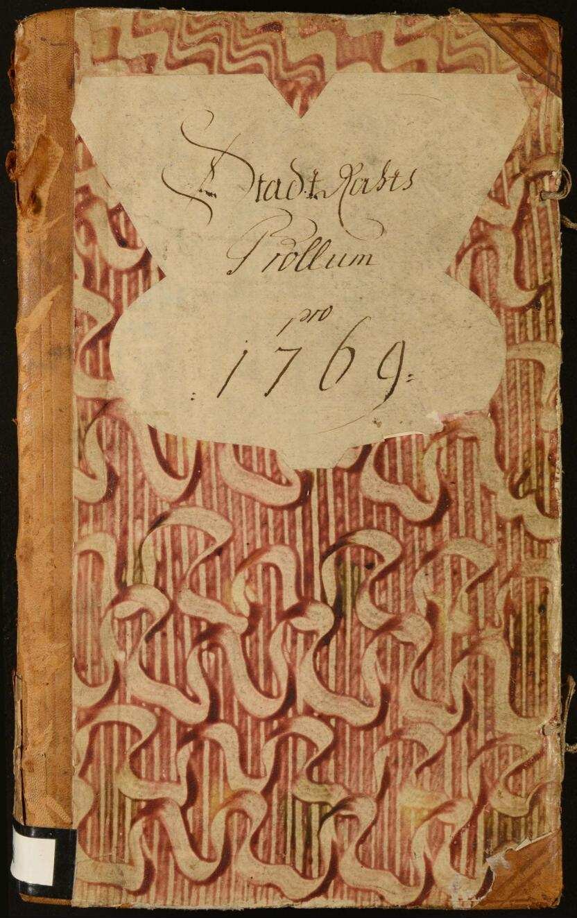 Ratsprotokollbuch | Digitalisierung: Stadtarchiv Frankenthal