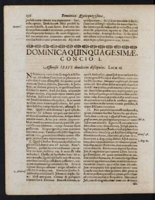 Dominica Quinquagesimae