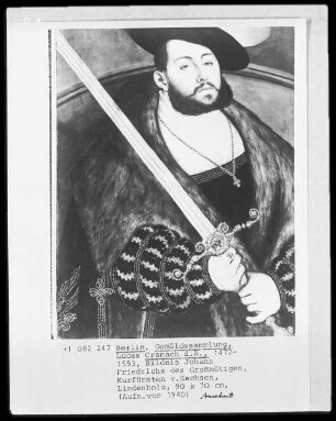 Johann Friedrich I., der Großmütige, Kurfürst von Sachsen (1503-54)