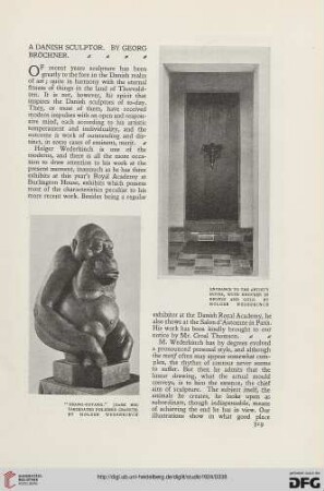 87: A Danish sculptor