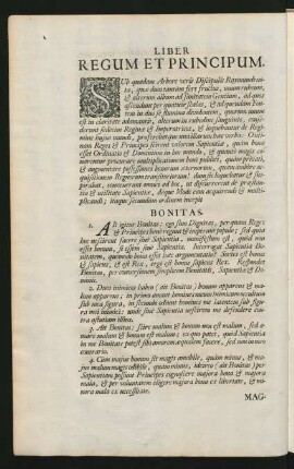 Liber Regum Et Principum