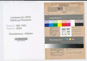 Entnazifizierung Wilhelm Doerdelmann, geb. 22.08.1908 (Kaufmann)