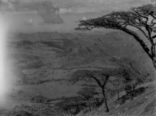 Abbruch des Simien-Gebirges : Randabbruch des Simien-Gebirges unweit der Ortschaft Debark