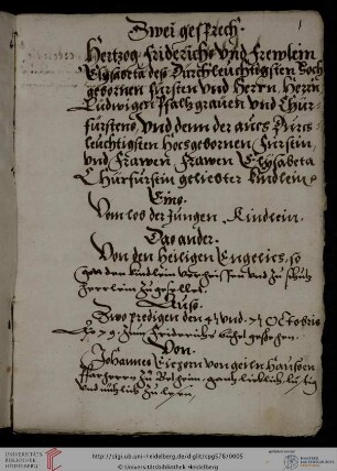 'Zwei gesprech'