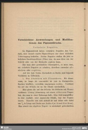 1. Verkehrte Negative