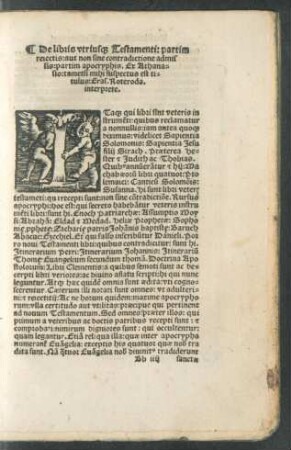 De libris utriusque Testamenti ...