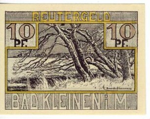 Geldschein / Notgeld, 10 Pfennig, 1922