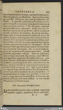 DIV. De aurifice Montispessulano