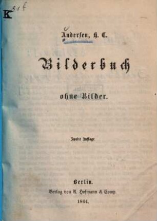 Bilderbuch ohne Bilder